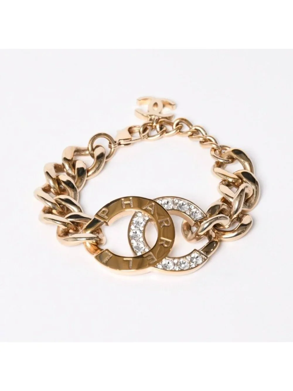 Chanel Pharrell Williams CC Logo Bracelet 19
